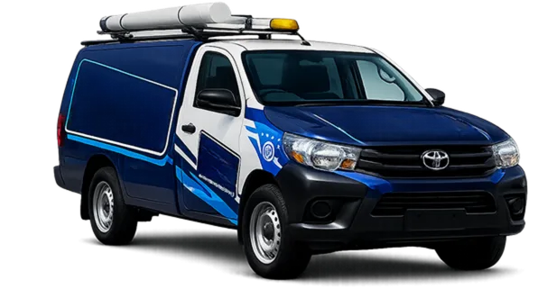 Service van parked on a Potts Point street